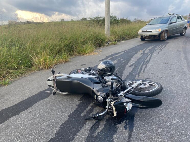 Idoso é socorrido fratura exposta após acidente no Vale do Sol