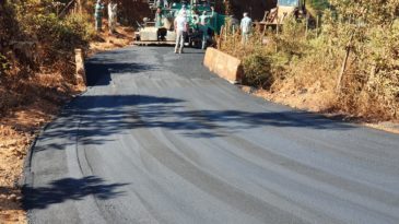 Prefeitura executa mais uma etapa do asfaltamento de morros rurais