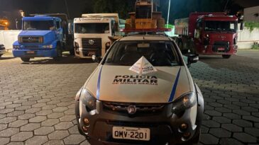 policia-militar-apreende-caminhoes-usados-em-furto-de-minerio
