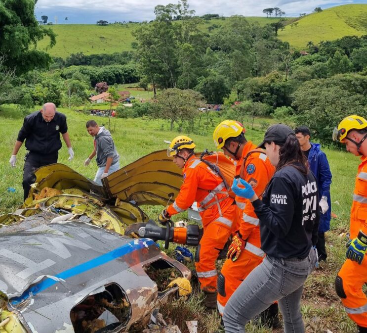 cenipa-investiga-acidente-com-aviao-que-deixou-sete-mortos-em-minas