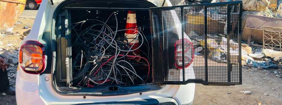 operacao-apreende-220-kg-de-fios-de-cobre-e-cabos-metalicos