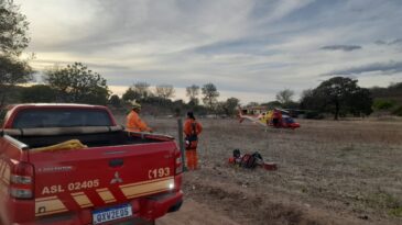 aeronave-arcanjo-resgata-trabalhador-apos-queda-de-torre-de-telecomunicacao