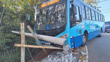 vita-esclarece-ocorrencia-com-onibus-que-atingiu-poste-em-itabira